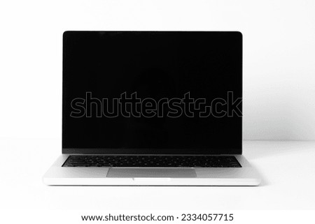 computer Laptop isolated on white background