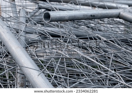 gray metal wires and pipes background