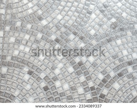 beautiful round checkered background ceramic like space background