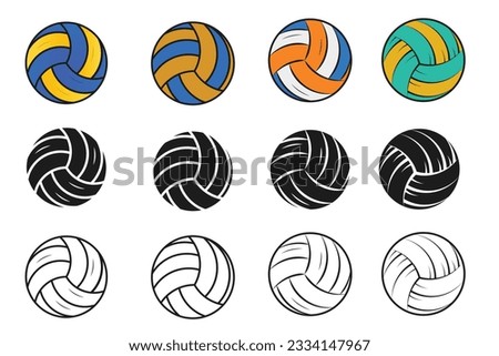 Volleyball Clipart Bundle, Volleyball Vector Bundle, Volleyball illustration, Sports Vector Bundle, Sports clipart Bundle, Sports illustration, illustration Clip Art, vector, Sports