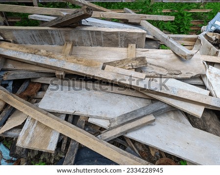 stock photos of piles of leftover wood used for unused building materials