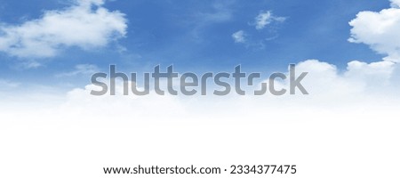 Blue sky with cloud Picture for Summer Season