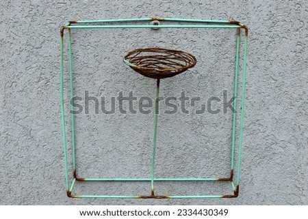 Straight and curved lines in construction and architecture. Abstract geometric background.