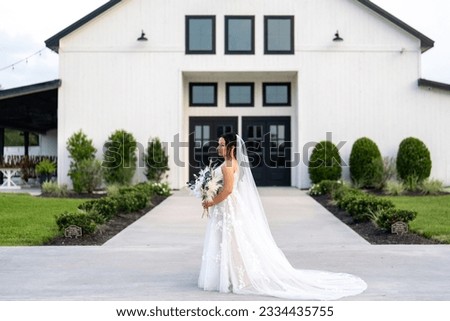 Wedding women photo in white dress. Wedding women photo in outdoor. wedding women photo with flower