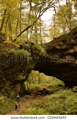 rocky arch at Maquoketa Caves, Iowa