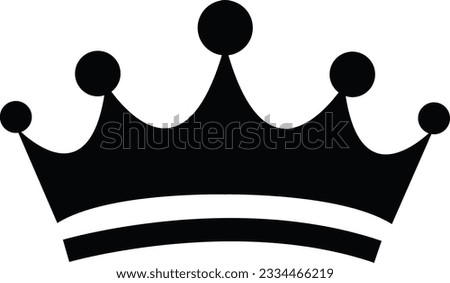 Crown icons template logo vector Crwon Stroke with High quality .