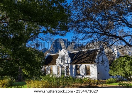 The Winelands of Franschhoek and Stellenbosch Royalty-Free Stock Photo #2334471029