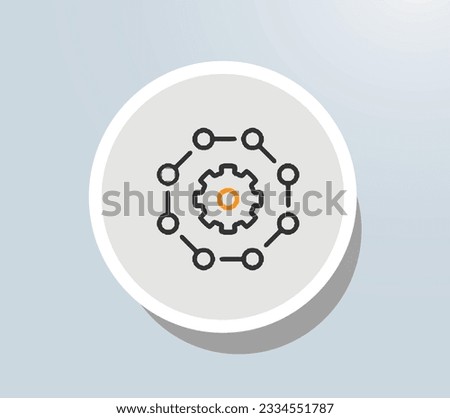 AssistEdge Robotic Process Automation icon Royalty-Free Stock Photo #2334551787