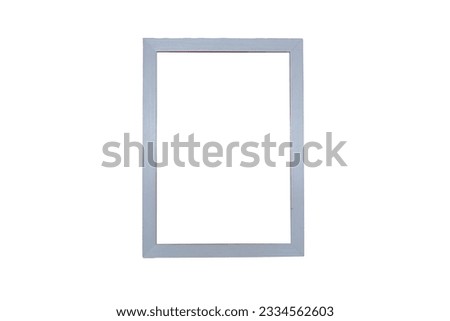 Vintage white frame isolate background