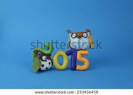 Owls with numbers 2015