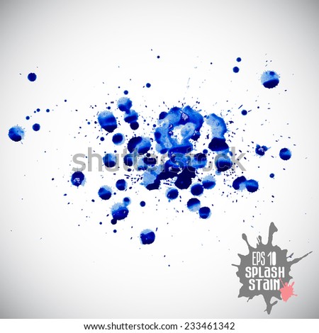 Vector abstract grunge backgrounds. Splatter shapes. Design elements. Vintage and  hand drawn made with real paint. 