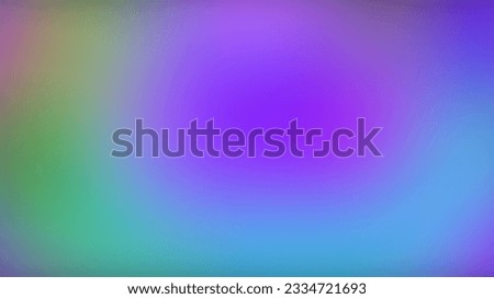 Neon gradient background. Defocused glow. Aura energy. Blur cyan blue purple color light flare smooth abstract copy space texture.