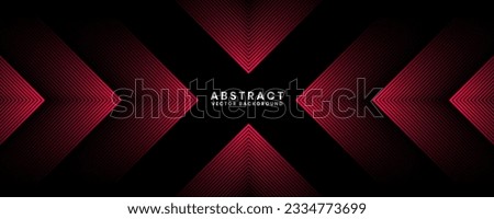3D glowing red techno abstract background overlap layer on dark space with letter x effect decoration. Modern graphic design element future style concept for banner, flyer, card, or brochure cover Royalty-Free Stock Photo #2334773699