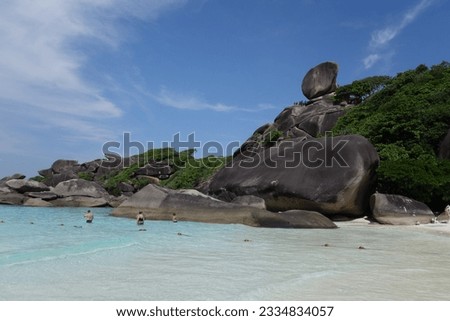 thailand nature  - similan islands, phi phi silands, james bond island Royalty-Free Stock Photo #2334834057