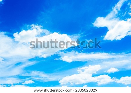 Beautiful clouds in the sky, countryside Chiangmai province  Thailand.