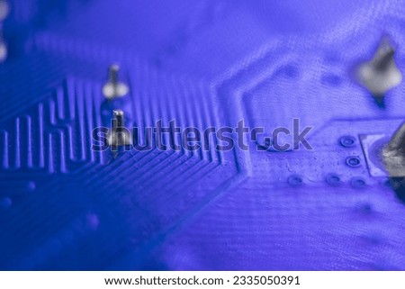 electronic circuits of a motherboard