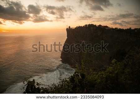 beautiful sunset on several beaches in the territory of Indonesia
