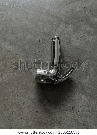 shower head in the bathroom  inoperable condition. Royalty-Free Stock Photo #2335110395