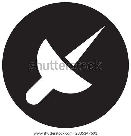 thumbtack icon vector template illustration logo design