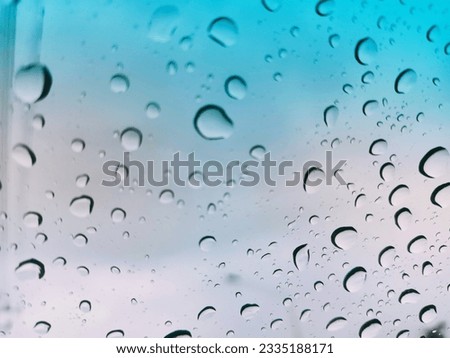 steam mist clinging to glass water spray on glass