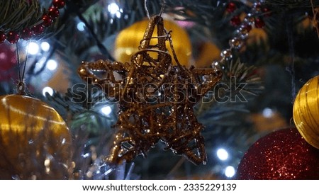 Christmas decorations for the Christmas tree