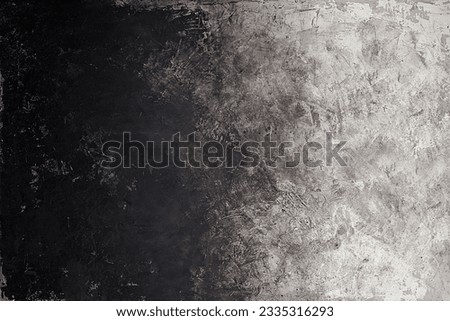 The texture of the plaster on the wall, rough strokes made with a palette knife, paint on the surface, abstract background for design Royalty-Free Stock Photo #2335316293