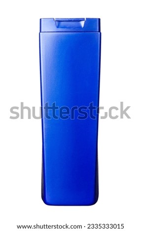 Plastic bottle for shampoo. Isolate on a white background. High quality photo