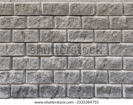 Grey old massive bricks with shadow wall texture with free space for content text and graphics banner design template background