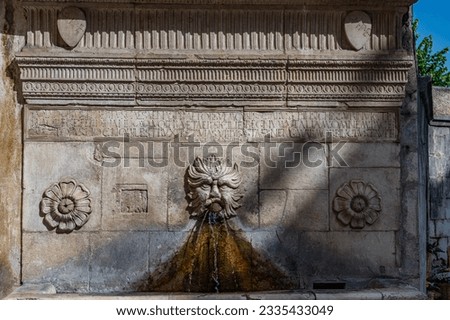 It represents an episode of notable artistic quality, a "unique", most likely the work of workers from geographical areas outside the Abruzzo region. Royalty-Free Stock Photo #2335433049