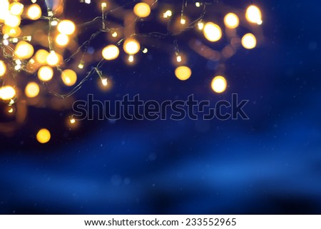 christmas lights background