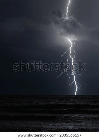 sky, lightning, nature, thunder, atmosphere