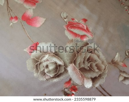 Abstract background of branches with  roses flowers . Seamless pattern for your design. 