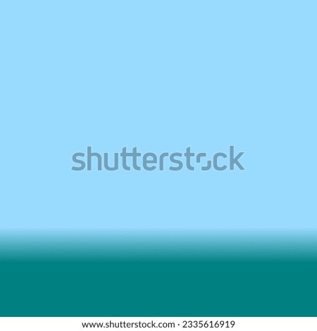 soft colour blue sky and blue sea for background