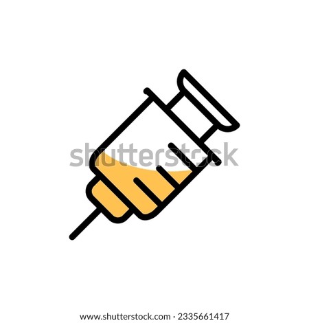 injection syringe icon vector design templates 