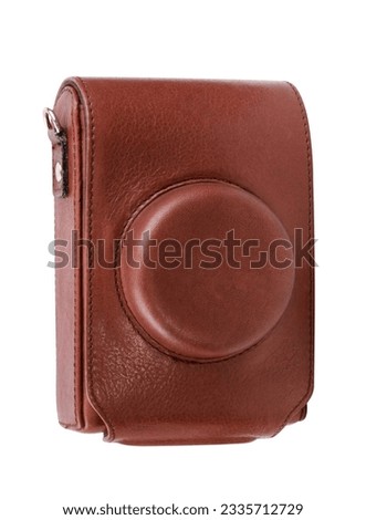 Leather Photo Cover Isolated at dry sunny summer day