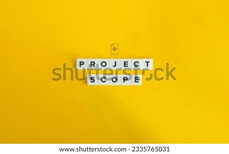 Project Scope Phrase, Banner, and Business Concept Image. Royalty-Free Stock Photo #2335765031