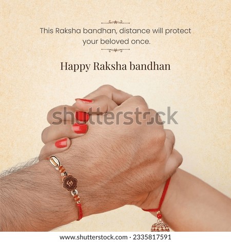festival of brother and sister bonding celebration
Happy Raksha bandhan Royalty-Free Stock Photo #2335817591