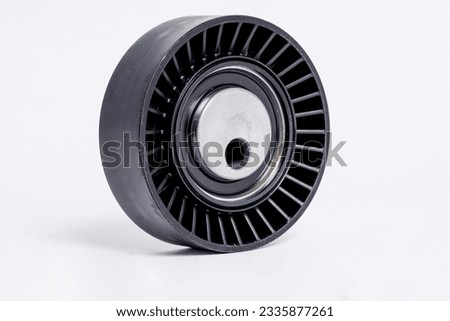 image of cylindrical roller bearings, car bearings, car spare parts Royalty-Free Stock Photo #2335877261