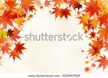 Autumn Leaves Maple Tree Autumn Background Royalty-Free Stock Photo #2335967069