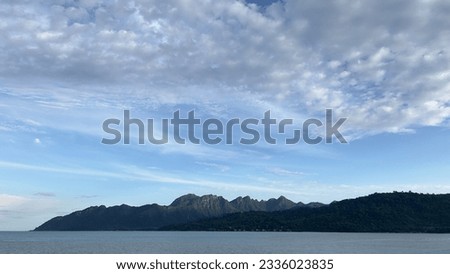 View of Mat Chinchang Mountain , Langkawi from the another side