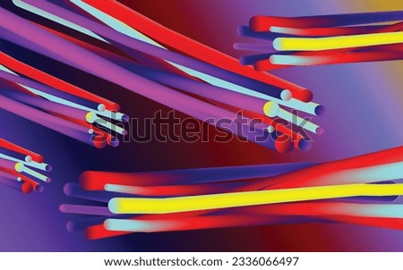 Abstract futuristic lines shapes wallpaper design for modern day technology backgrounds designs, vector art illustration Royalty-Free Stock Photo #2336066497