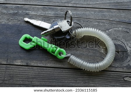 motorcycle key chain so it doesn't fall off