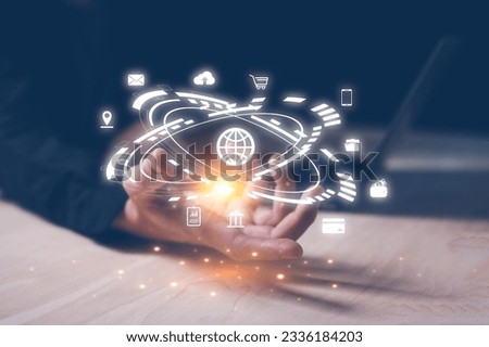 Digital transformation technology strategy, IoT, internet of things. transformation ideas and the adoption of technology in business in the digital age, enhancing global business capabilities. Ai