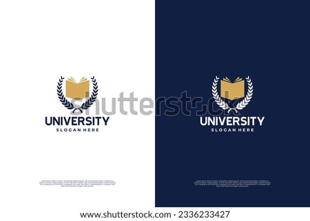 Education logo design template. school logo vector.