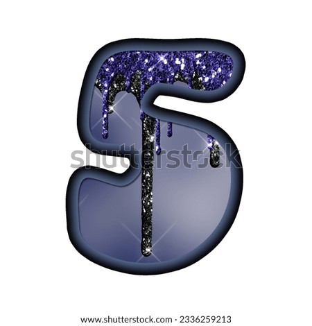 Alphabet Letter Illustration, Decorated Letter Design.