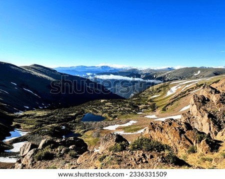 Landscape on Mt Massive Fourteener Royalty-Free Stock Photo #2336331509