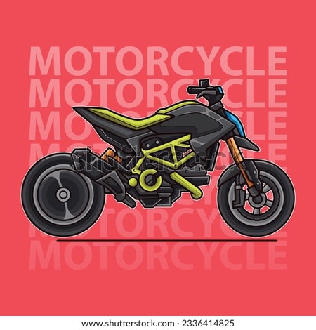 COOL MOTORCYCLE VECTOR WITH CONCEPT 8
