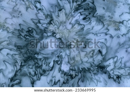 abstract background tie dye techniqe on silk fabric