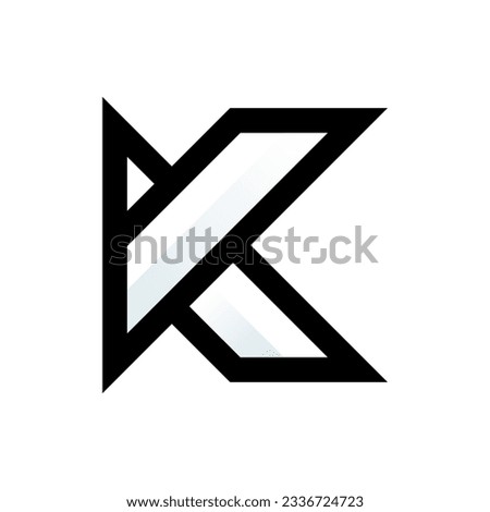 K shape logo design inspiration