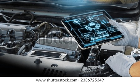 Engineering interface against mechanic using diagnostic tool on engine